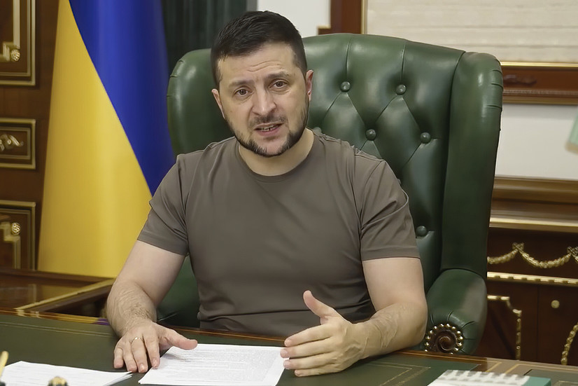 Украина президенти Владимир Зеленский Associated Press агентлигига интервью берди